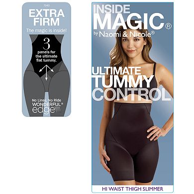 Naomi & Nicole Inside Magic Ultimate Tummy Control High-Waisted Thigh Slimmer 7949
