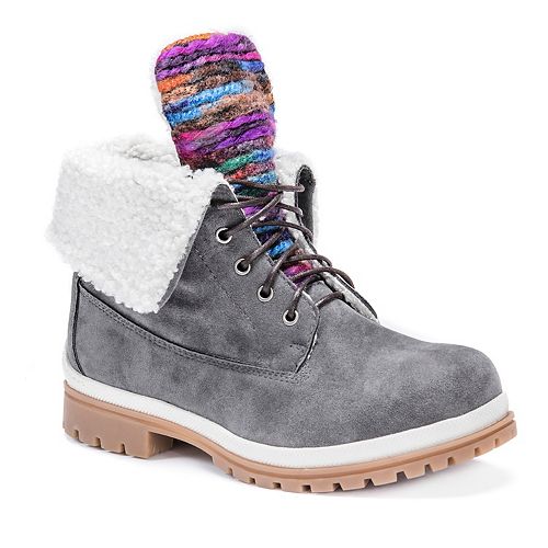 muk luks laurel women's water resistant winter boots