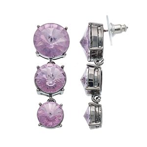 Simply Vera Vera Wang Rivoli Nickel Free Graduated Linear Earrings