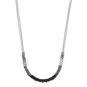 Simply Vera Vera Wang Long Ombre Square Bead Necklace