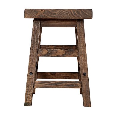 Alaterre Furniture Pomona Farmhouse Wood Stool