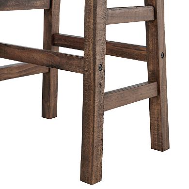 Alaterre Furniture Pomona Farmhouse Wood Counter Stool 