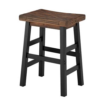 Alaterre Furniture Pomona Industrial Farmhouse Counter Stool