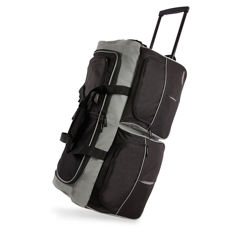 Pacific Coast 30-Inch Large Wheeled Duffel Bag, Black, 30 INCH