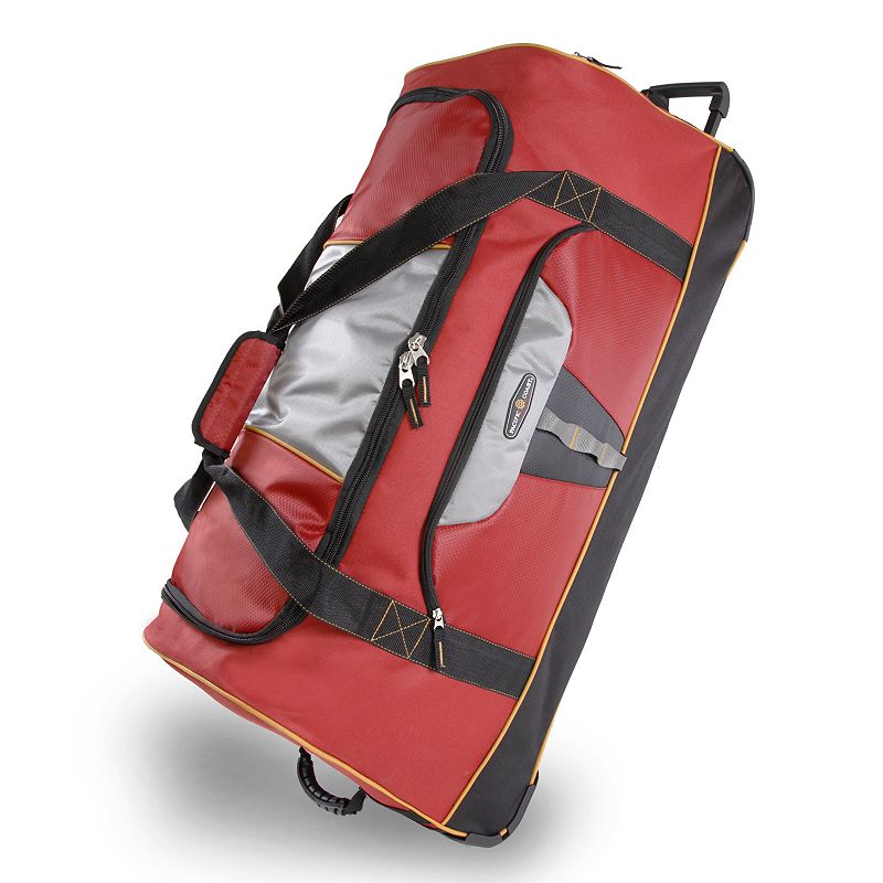 Pacific Coast Extra Large 35-Inch Wheeled Duffel Bag, Red