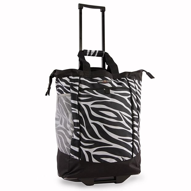 Rolling shopping outlet tote