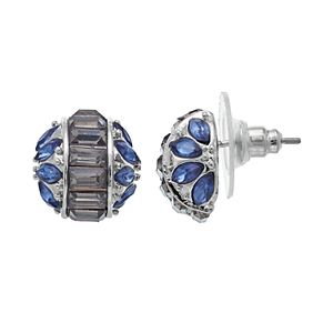 Simply Vera Vera Wang Baguette Dome Nickel Free Stud Earrings