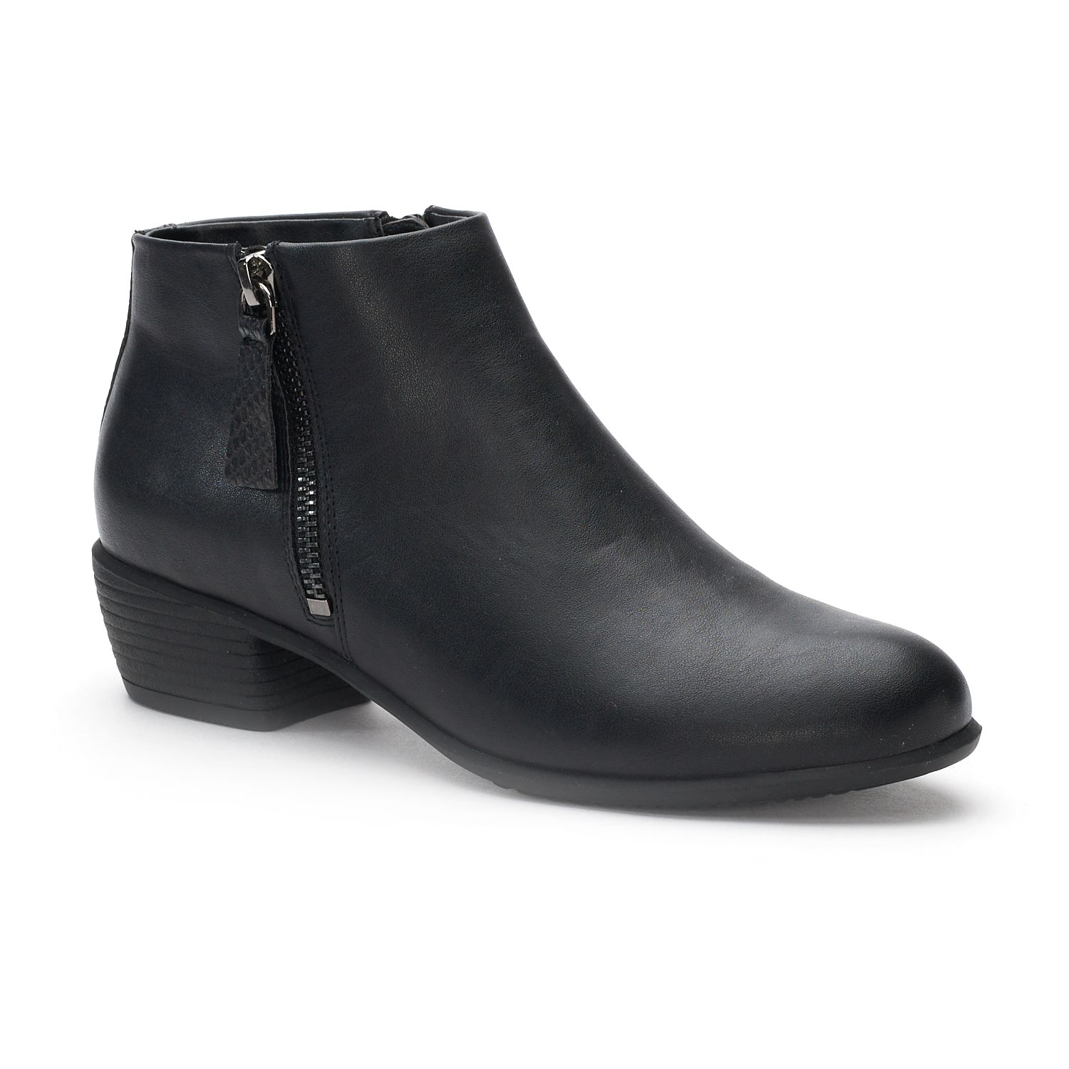 croft & barrow baron women's ortholite high heel ankle boots
