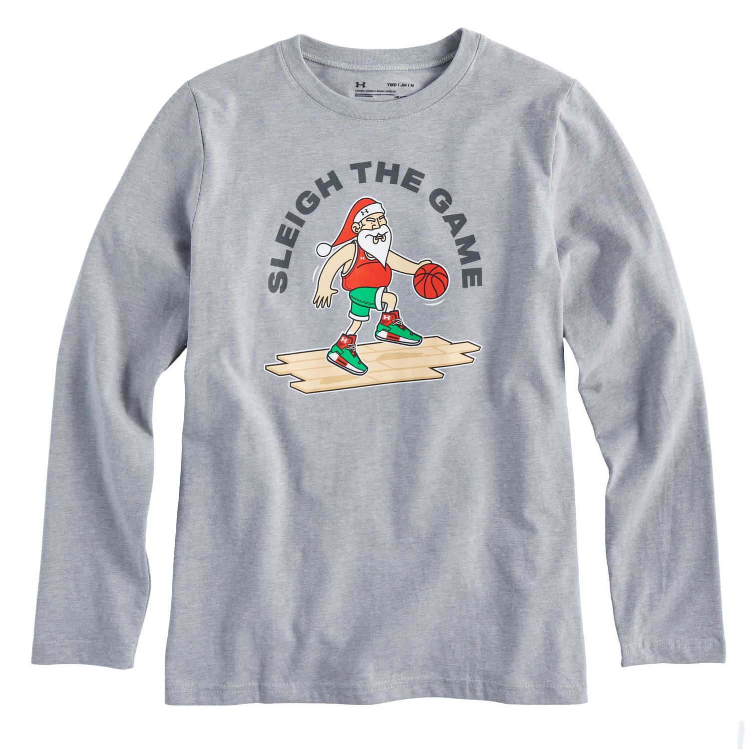 boys under armour christmas shirt