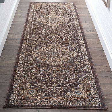 KHL Rugs Fairview Finley Framed Floral Rug