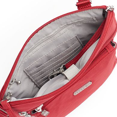 Baggallini Pocket Crossbody Bag with RFID-Blocking Wristlet 