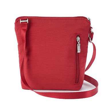 Baggallini Pocket Crossbody Bag with RFID-Blocking Wristlet 