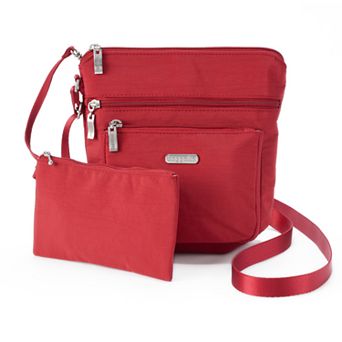 Baggallini Pocket Crossbody Bag with RFID-Blocking Wristlet