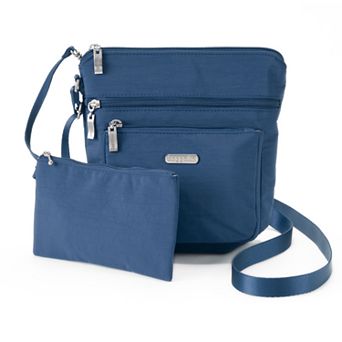 Baggallini Pocket Crossbody Bag with RFID-Blocking Wristlet