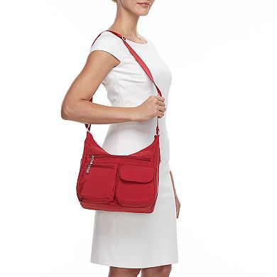 Baggallini Everywhere Bagg Crossbody Bag with RFID-Blocking Wristlet