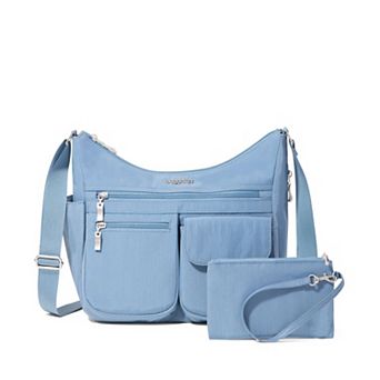 Baggallini Everywhere Bagg Crossbody Bag with RFID-Blocking Wristlet