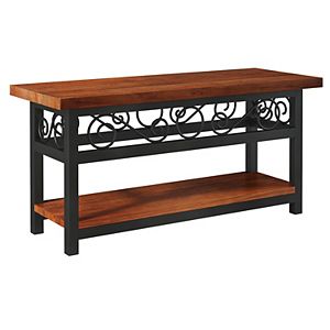 Alaterre Furniture Artesian Scrollwork Bench