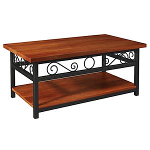 Alaterre Furniture Artesian Scrollwork Coffee Table