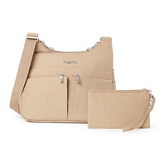 Women's Baggallini Cross Over Crossbody Bag with RFID Blocking Wristlet