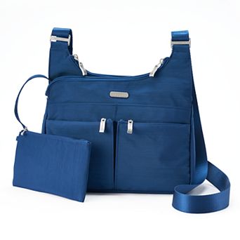 Women's Baggallini Cross Over Crossbody Bag with RFID Blocking Wristlet