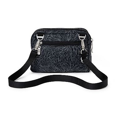 baggallini Triple Zipper Convertible Crossbody Bag