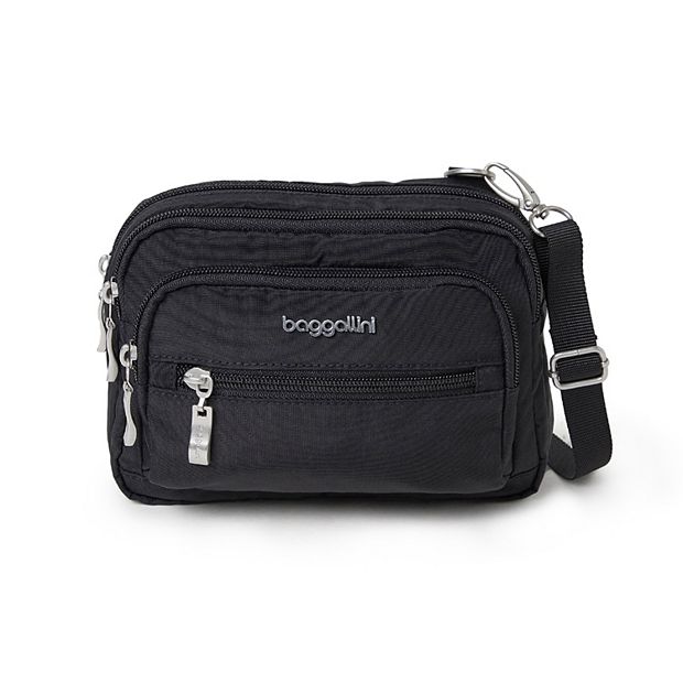 baggallini Triple Zipper Convertible Crossbody Bag display picture 1