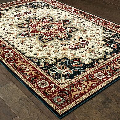 StyleHaven Keswick Regent Medallion Framed Rug