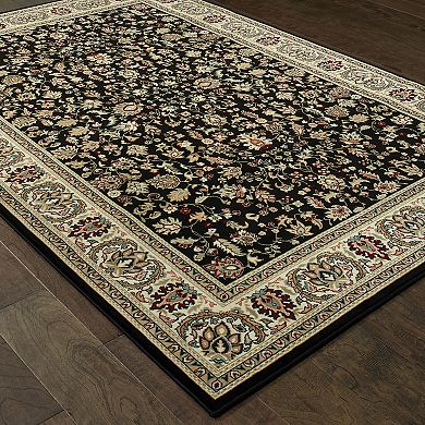 StyleHaven Keswick Floral Traditions Framed Rug