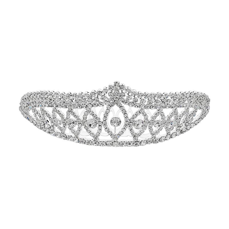 63256167 Crystal Avenue Tiara Headband, Size: 7.5, Grey sku 63256167