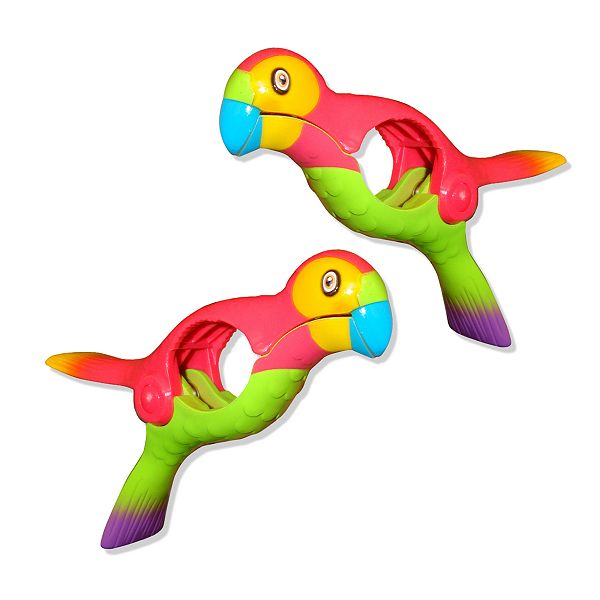 Boca Clips Parrot 2 Pack Beach Towel Clips