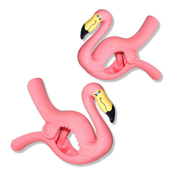 Boca Clips Flamingo 2 Pack Beach Towel Clips
