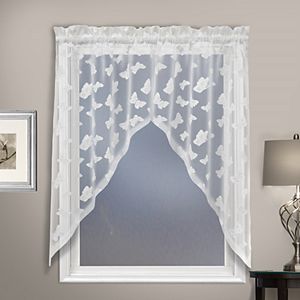 United Curtain Co Madame Butterfly Straight Window Valance