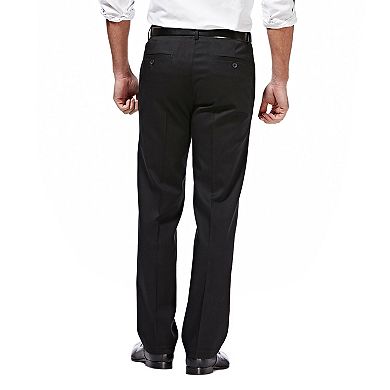 Big & Tall Haggar® Premium No-Iron Stretch Classic-Fit Flat-Front Khaki Pants