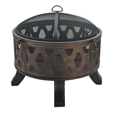 Sonoma Goods For Life® Round Outdoor Fire Pit 3-piece Set 