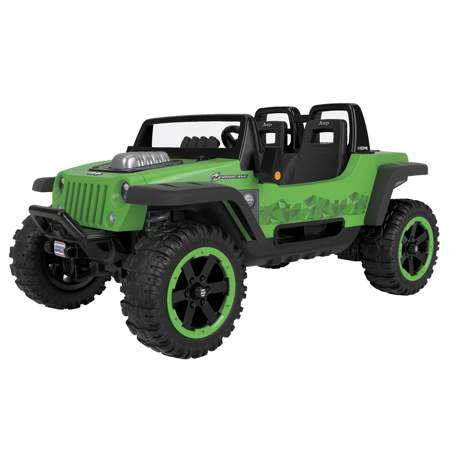 green jeep hurricane power wheels