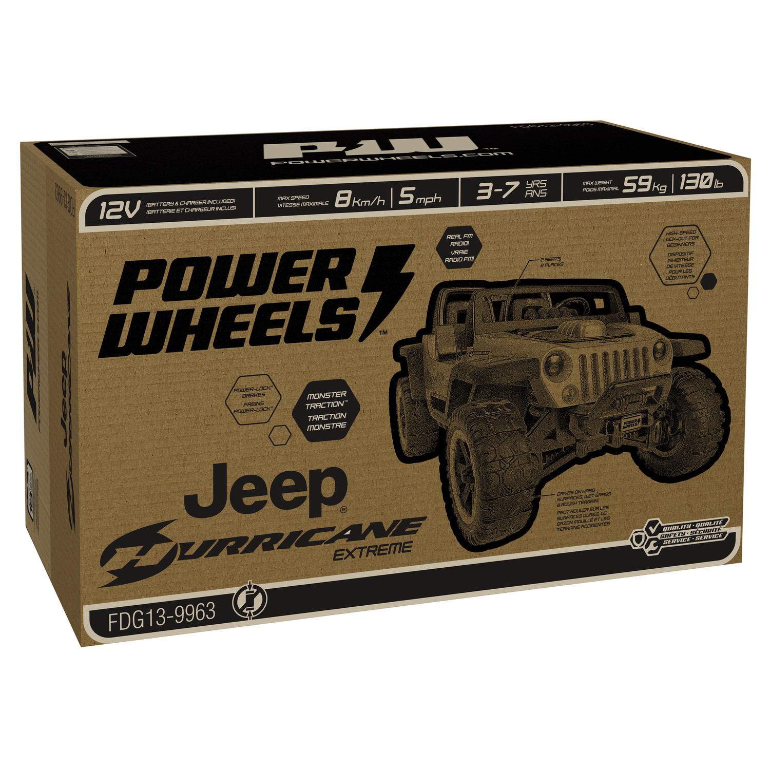 power wheels jeep hurricane extreme 12 volt ride on