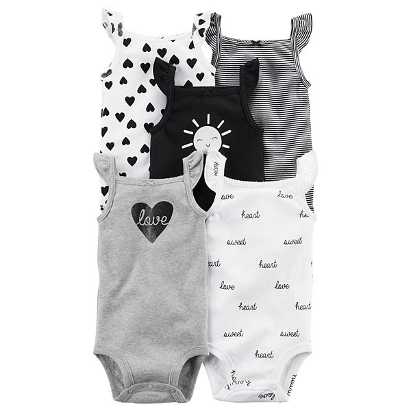 Baby Girl Carter's 5-pk. Sleeveless Bodysuits