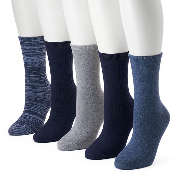 Women's Sonoma Goods For Life® 5-pk. Textured Crew Socks