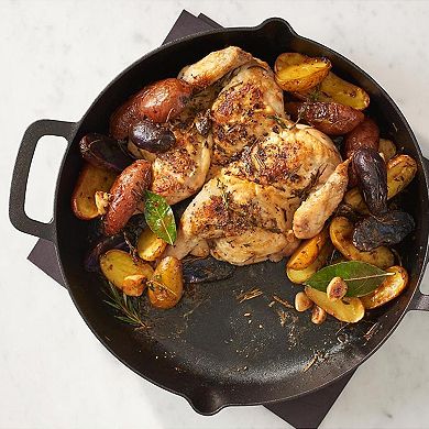 Food Network 13-in. Pre-Seasoned Cast-Iron Skillet