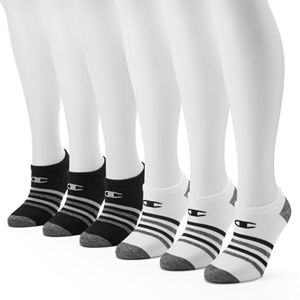 Women's Champion 6-pk. Striped No Show Socks