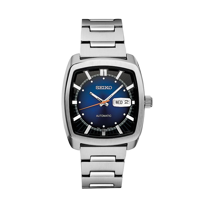 Seiko Men's Recraft Stainless Steel Automatic Watch - SNKP23, Size: Large, Silver Tone