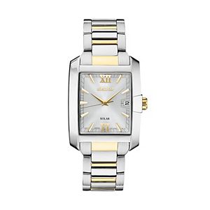 Seiko Men's Two Tone Solar Watch  - SNE463