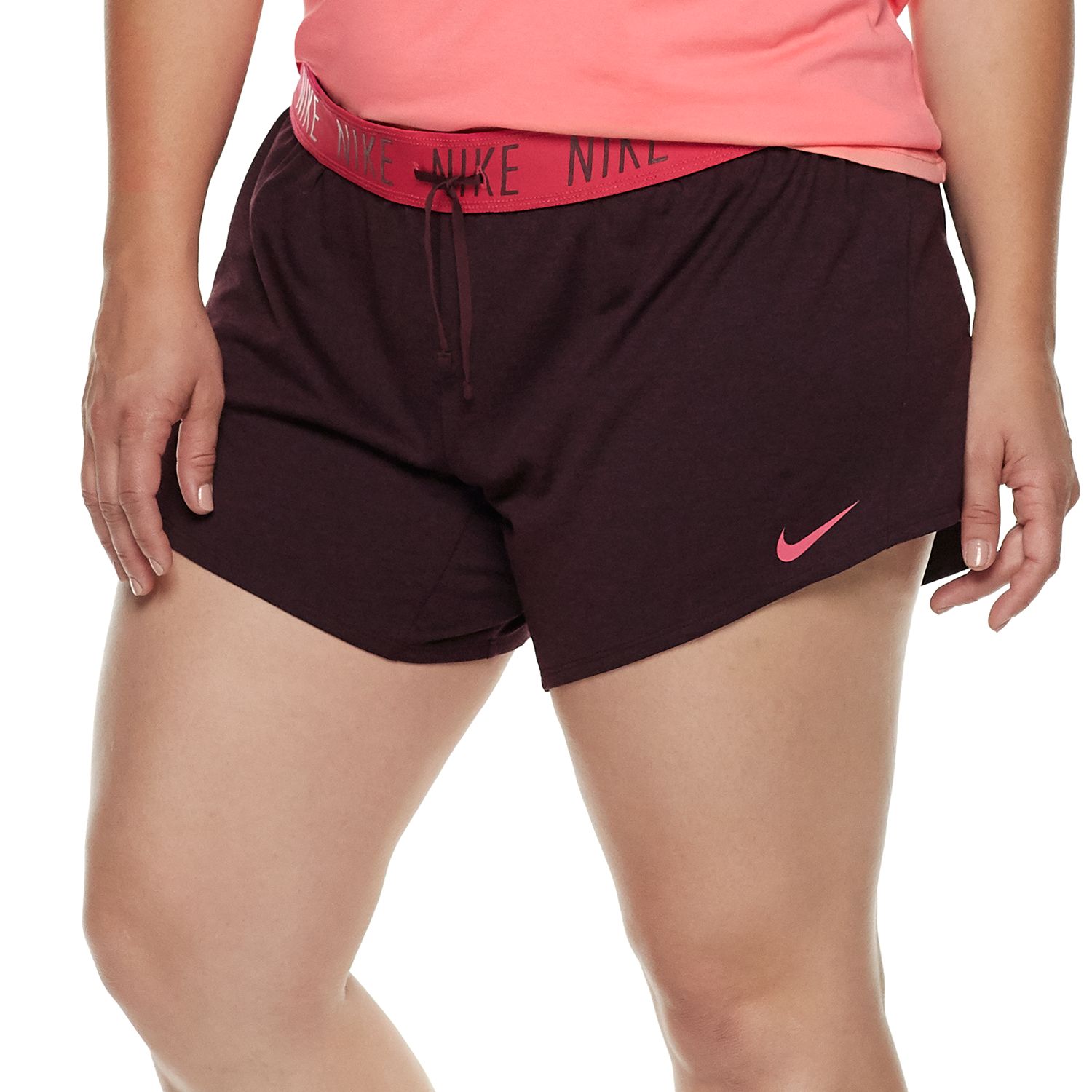 nike women's flex plus size training shorts