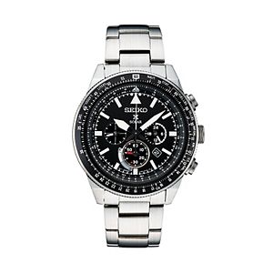Seiko Men's Prospex Stainless Steel Solar Aviator Watch - SSC629