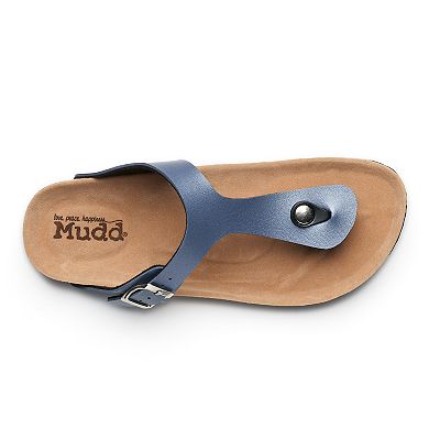 Women's Mudd® Buckle Thong Sandals