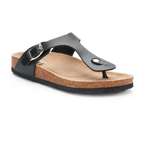 Women's Mudd® Buckle Thong Sandals