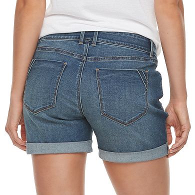 Women's Apt. 9® Cuffed Midrise Jean Shorts