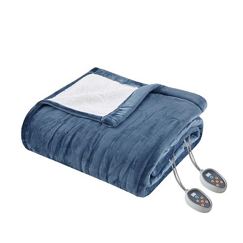 True North by Sleep Philosophy Ultra Soft Reversible Plush Heated Blanket