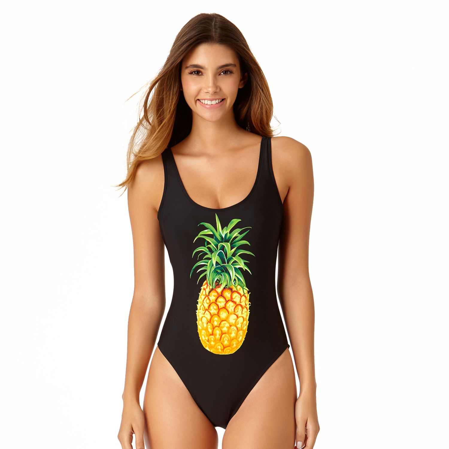 pineapple one piece swimsuit