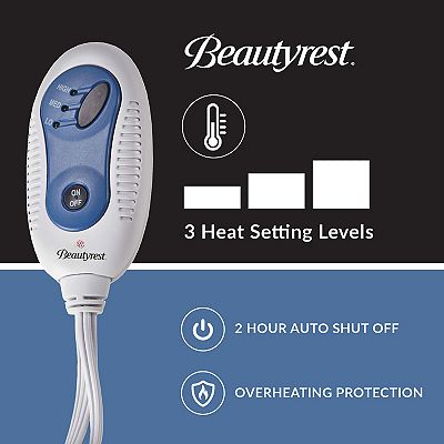 Beautyrest faux fur heated throw sale
